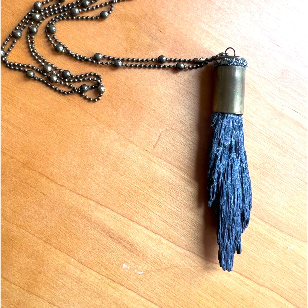 Raw Kyanite Necklace